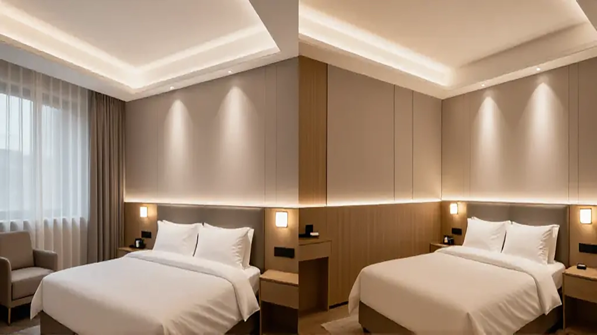 Hotel lighting design example