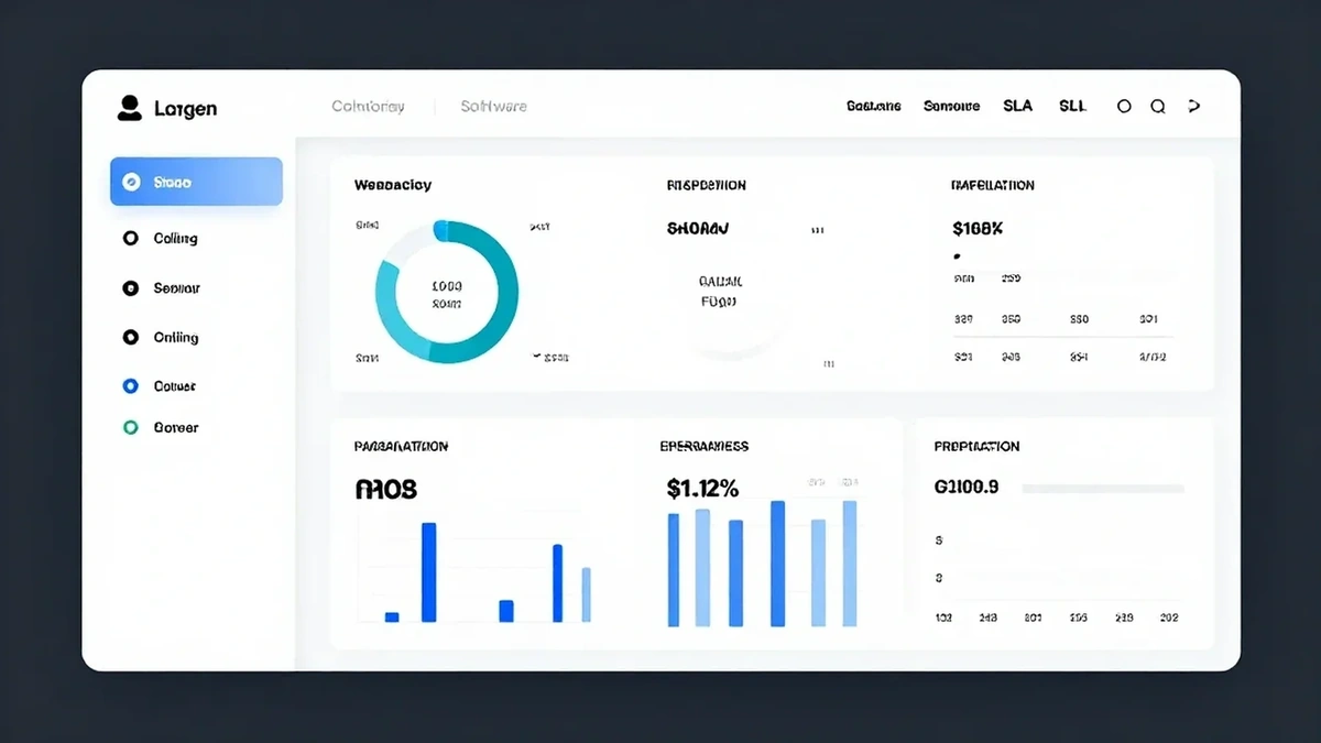 Lighting service SLA monitoring and performance tracking dashboard