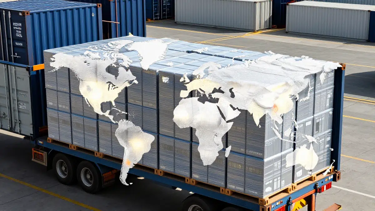 Global logistics hub for lighting product export