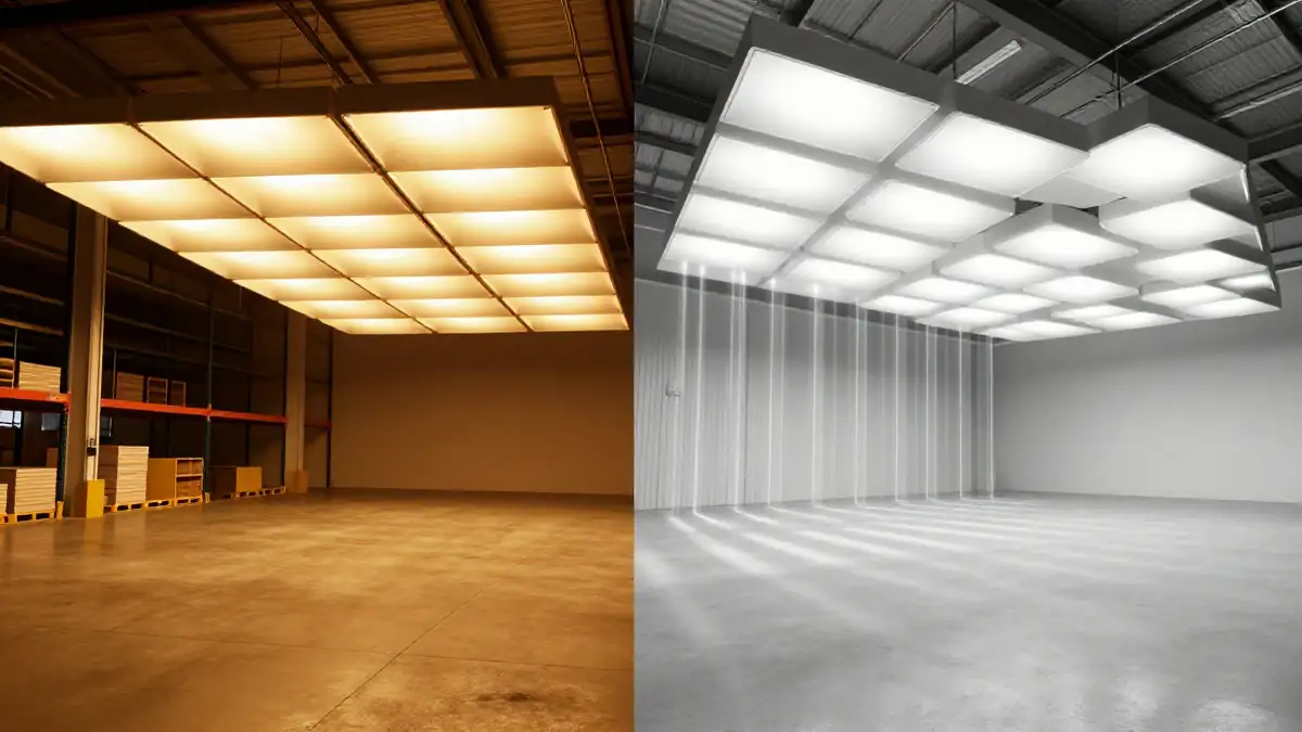 Photometric analysis for warehouse lighting