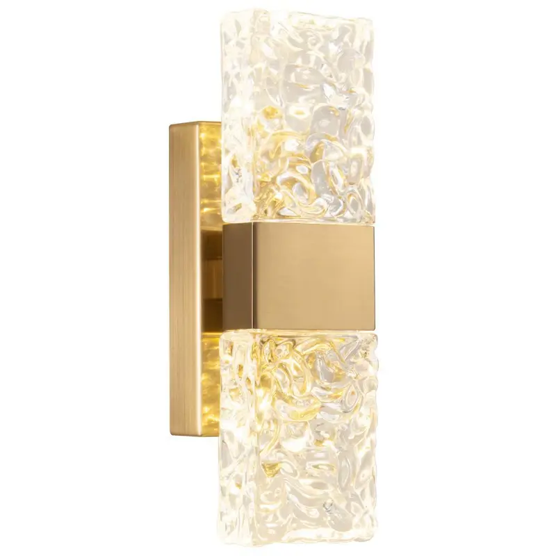 Solid Copper Crystal Luxury Wall Light