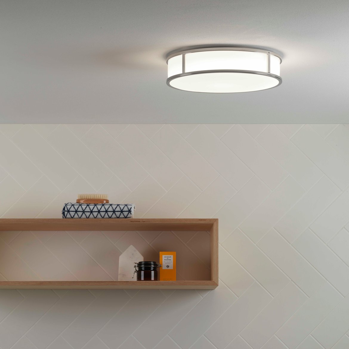 Round Bordered Ceiling Light