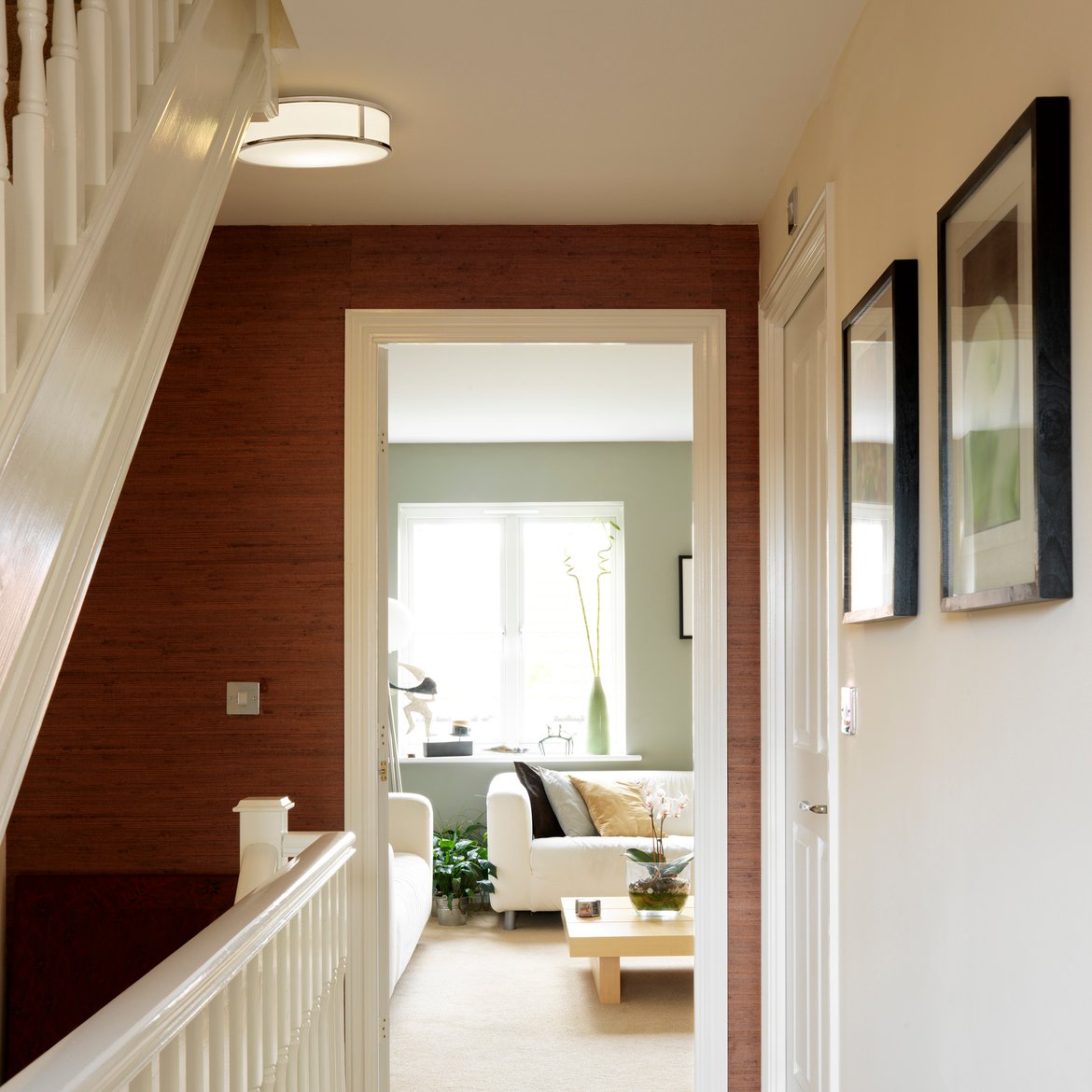 Round Bordered Ceiling Light