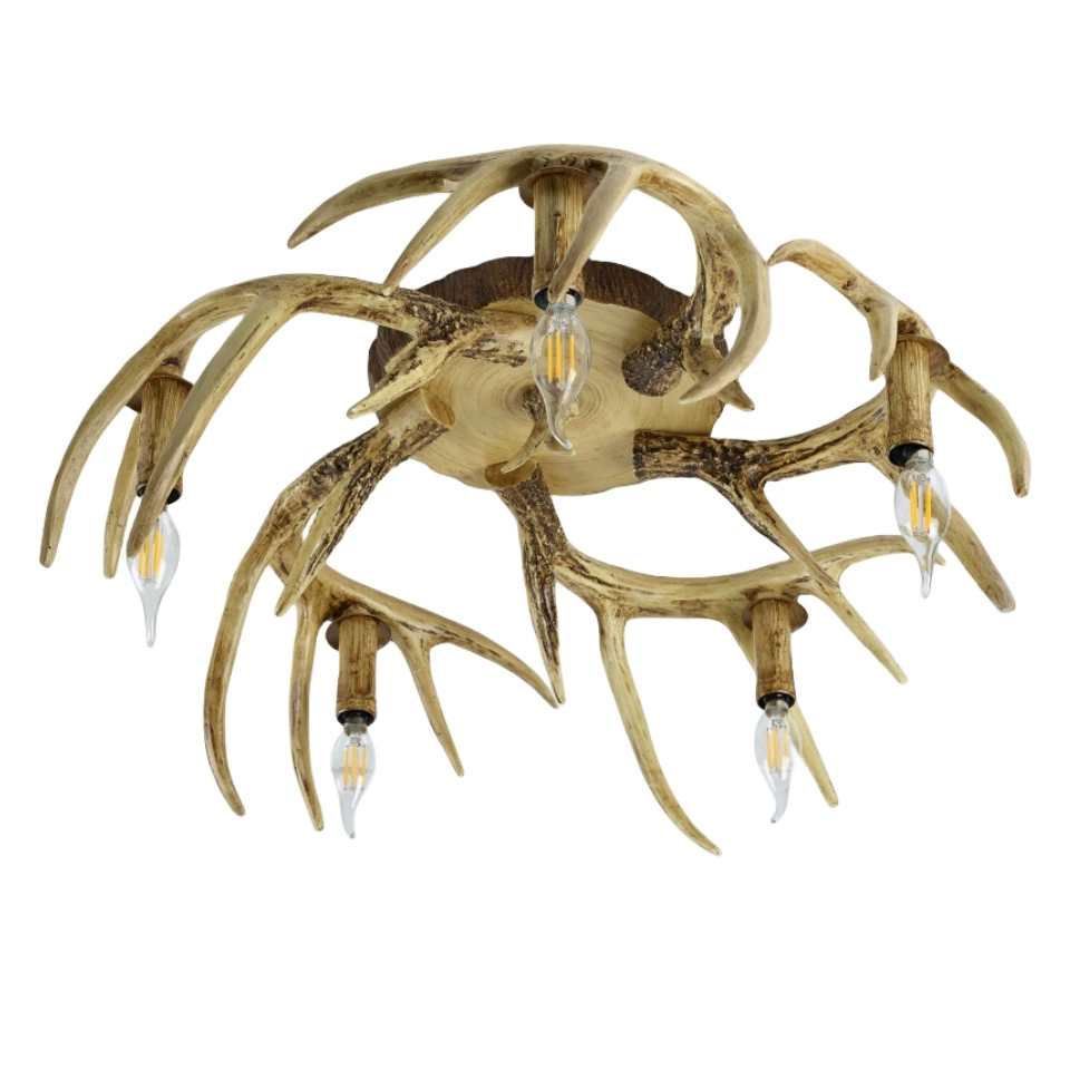 American Retro Antler Ceiling Light
