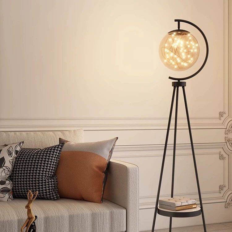Japanese Pleated Floor Lamp