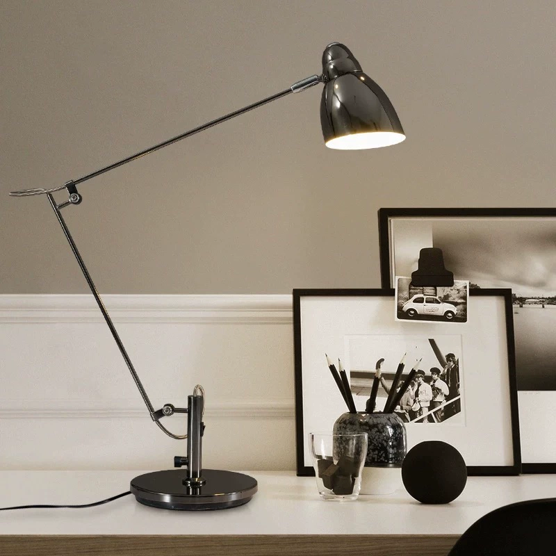 Simple Office Long Arm Folding Table Lamp