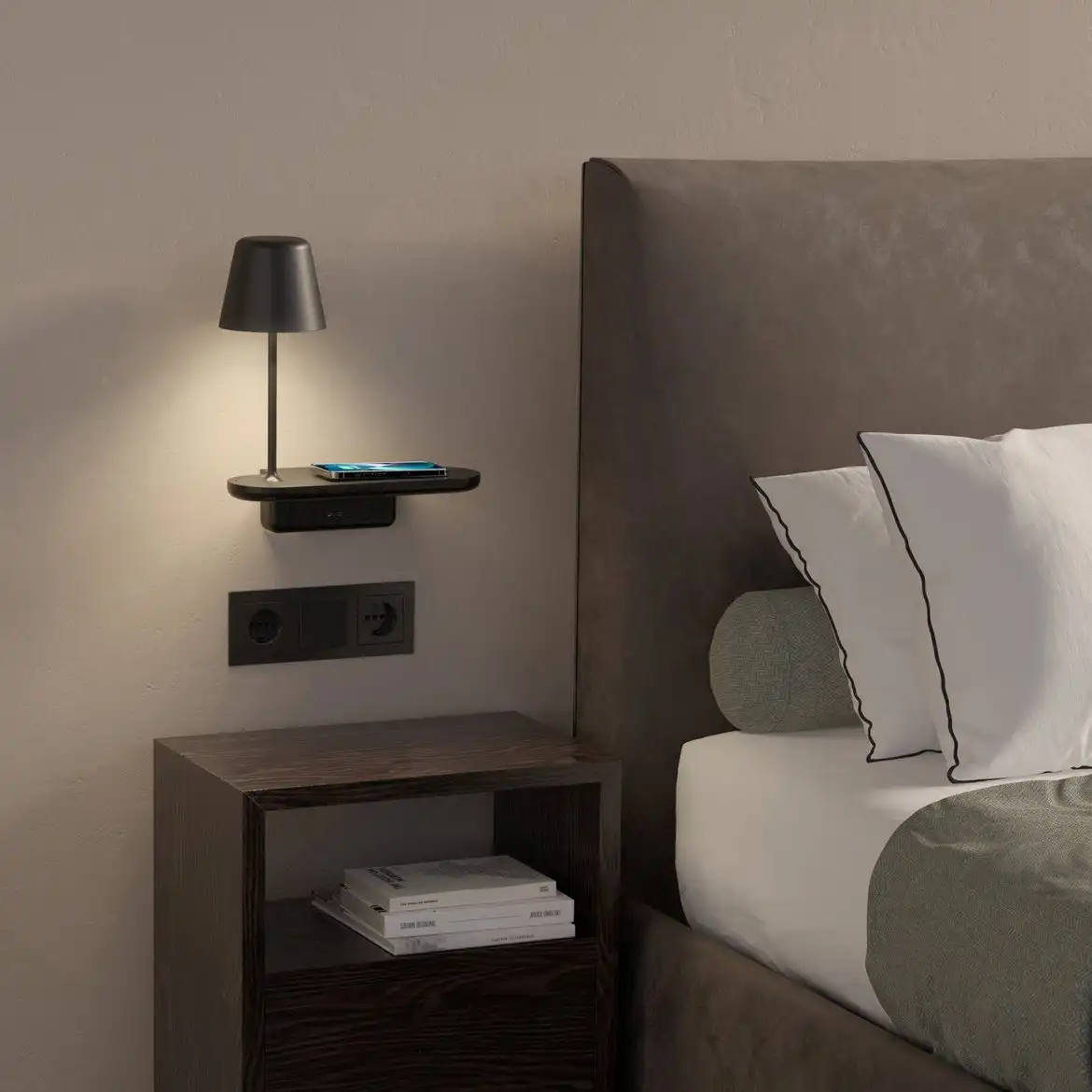 Multi-functional Bedside Wall Light