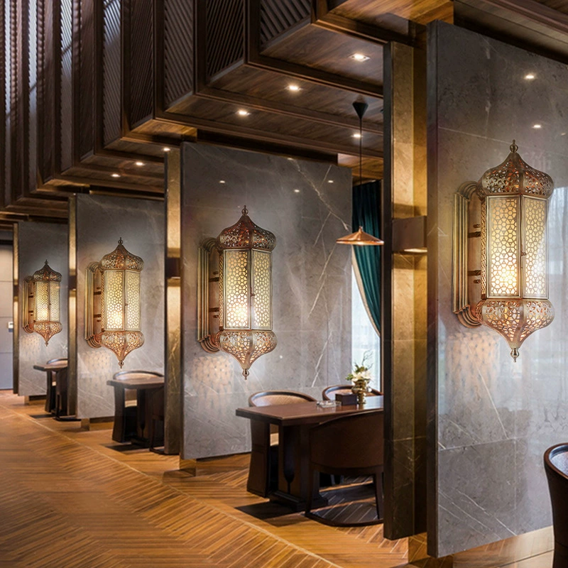 Exotic Brass Wall Light