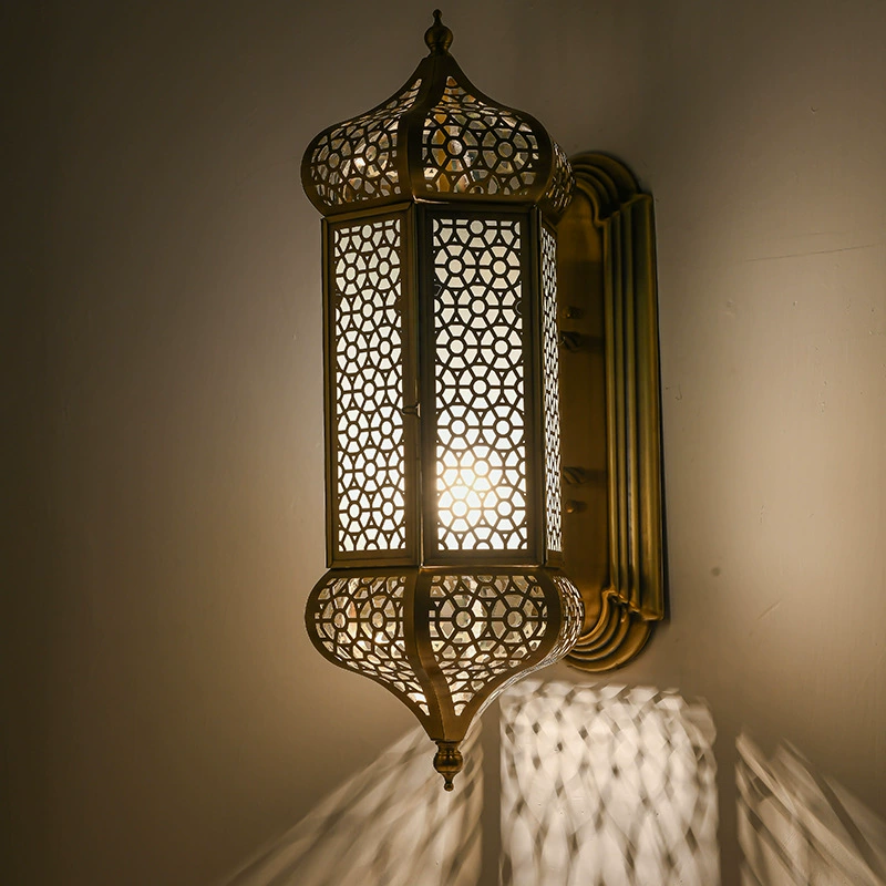 Exotic Brass Wall Light
